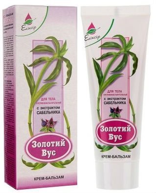 Elixir Krem Balsam Złoty Wąs z Siedmiopalecznikiem, 75 ml
