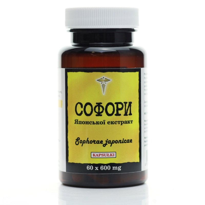 Sofora, Perełkowiec Japoński (Sophora japonica L.), 60 kapsułek
