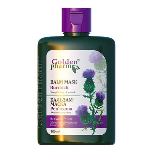 Maseczka Balsam do Włosów Łopianowa, Golden Pharm, 200ml