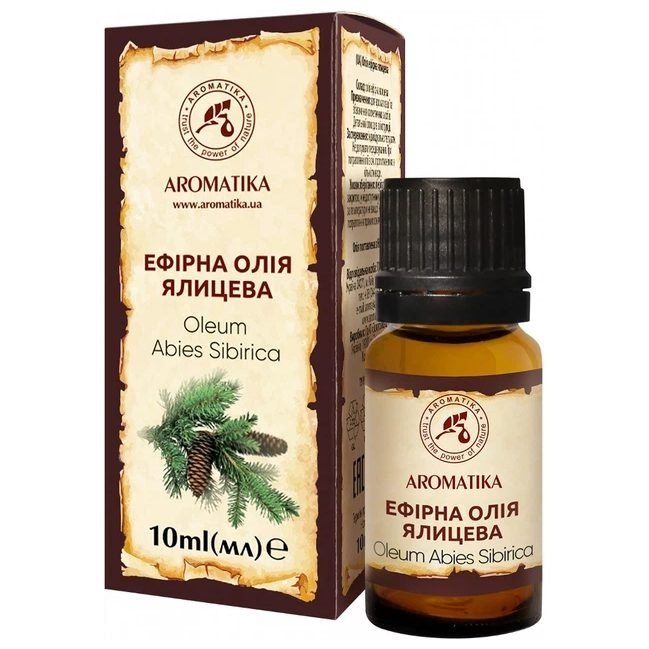 Olejek Pichtowy (Jodłowy), 100% Naturalny, Aromatika, 10 ml