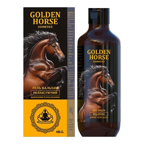 Relaksujący żel-balsam do ciała Golden Horse, 400ml