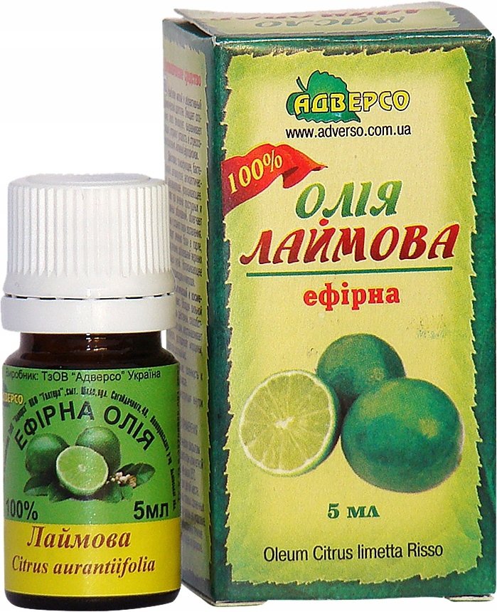 Olejek z Limetki (Limonkowy), 100% Naturalny, Adverso, 5 ml