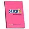 Bloczek STICK`N 76x51mm 100k ciemnoróżowy neon 21161