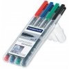 Foliopis permanentny F 318 WP4 etui 4szt. LUMOCOLOR STAEDTLER S318WP4