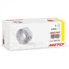 Etykiety cenowe w rolce do metkownicy jednorzędowej 22x12 mm, (6 sztuk) czerwone neon faliste, trwały klej, METO M30014355
