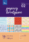 Zeszyt papierów kreatywnych A3 16k 100g KB031-02 TETIS