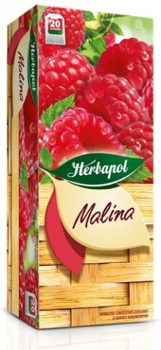 Herbata HERBAPOL owocowo-ziołowa Malina (20 saszetek) 54g HERBACIANY OGRÓD