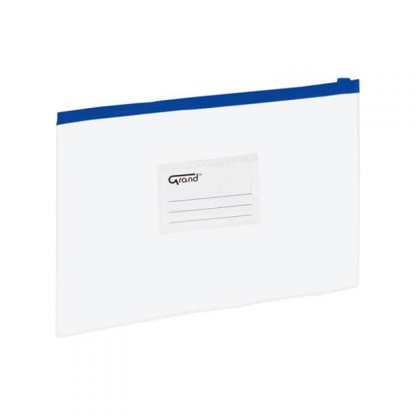 Koperta foliowa A4 na suwak EC009B niebieska 120-1464 GRAND