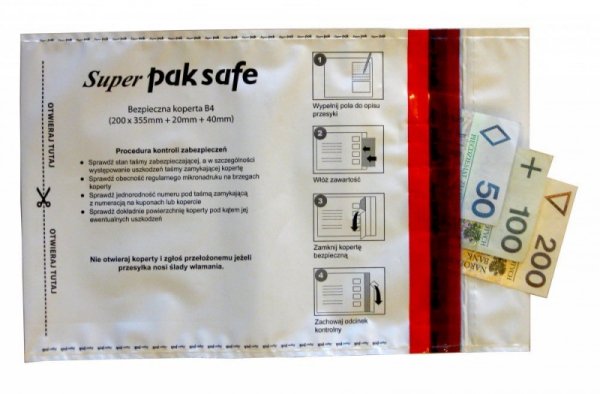 Koperty bezpieczne(Bankowe) AMERSAFE B4 HK 50sztuk NC
