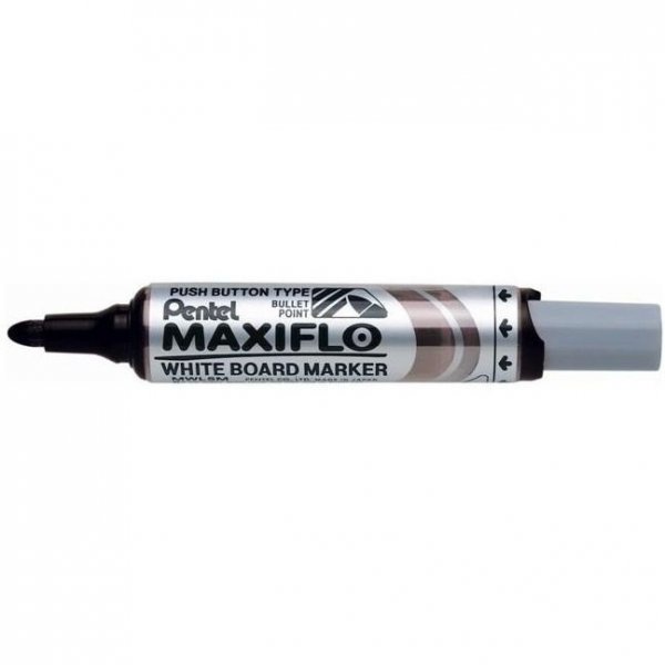 Marker suchościeralny MWL5MA czarny PENTEL MAXIFLO(z tłoczkiem)