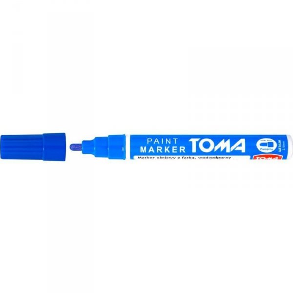Marker olejowy TO-440 grubość 2.5mm niebieski TOMA
