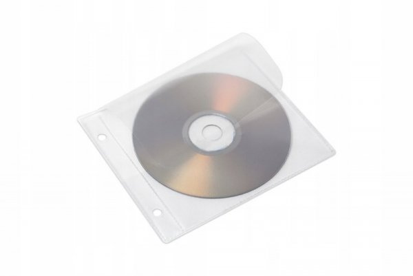 Koszulki groszkowe na płyty CD/DVD 13x15 cm 180mic 5 sztuk 100551464 BANTEX