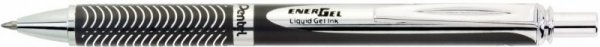 Pióro kulkowe PENTEL ENERGEL STERLING BL407-TR1AAPL czarne 0,7mm