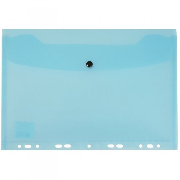 Teczka kopertowa na dokumenty A4 wpinana do segregatora PVC niebieska TP-12-03 BIURFOL