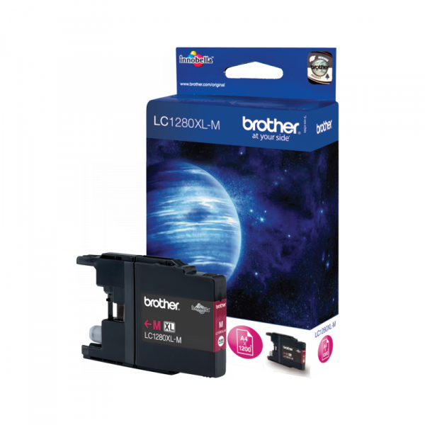 Tusz BROTHER (LC1280XL-M) purpurowy 1200str MFCJ6910DW