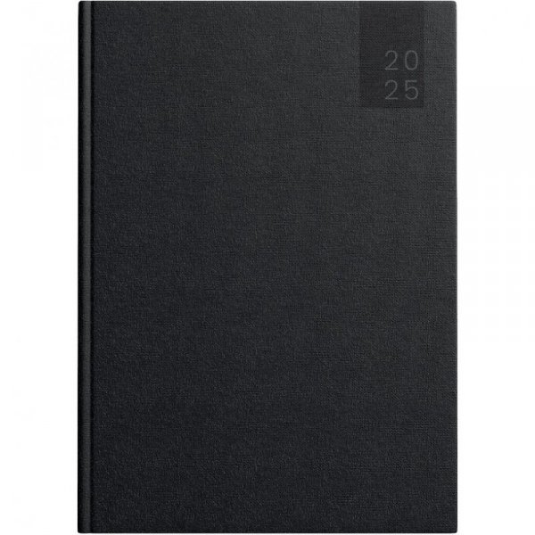 Kalendarz A5 dzienny czarny BASIC 2026r 40020419 TOP 2000