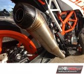 Sportowy wydech TURBOKIT GP H3 CARBON Kawasaki NINJA 125 4T 2019 - 2024 