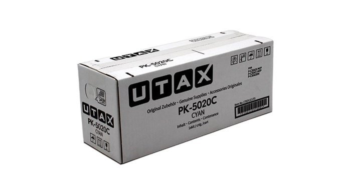 Oryginalny Toner Cyan UTAX P-C3563 PK-5020C, PK5020C 1T02YJCUT0