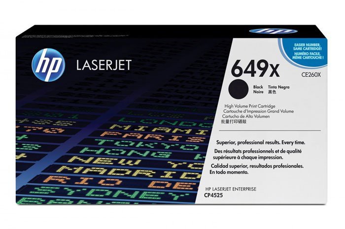 Oryginalny Toner Black HP Color LaserJet CP4520, Enterprise CP4525 (649X CE260X)