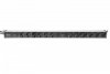Digitus Listwa zasilająca PDU 19 RACK, 12x gniazdo Schuko, 2x 2m wtyk Unischuko, 16A, zabezpieczenie przeciążeniowe, profi