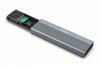 Digitus Obudowa USB 3.1 Typ C na dysk SSD M.2 NVMe 10 Gbps + SATA 6 Gbps aluminiowa, beznarzędziowa