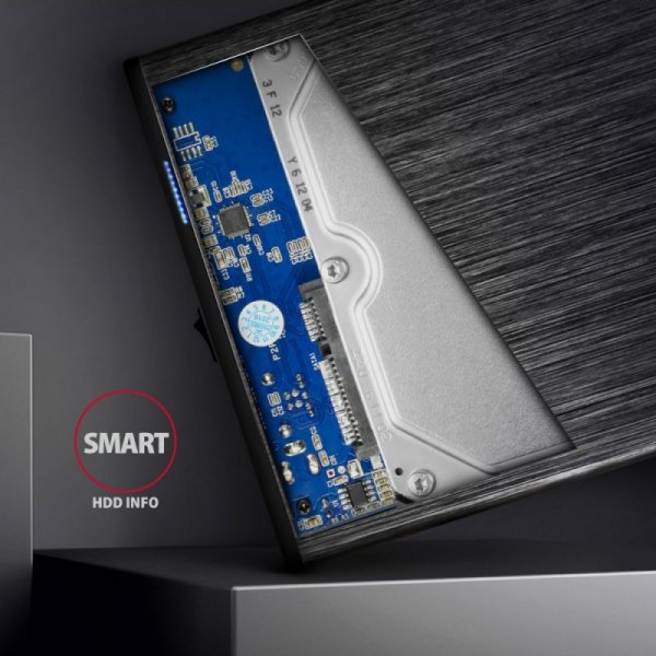 AXAGON EE35-XA3 Obudowa zewnętrzna aluminiowa, USB 3.2 Gen 1 SATA 3G 3.5&quot;
