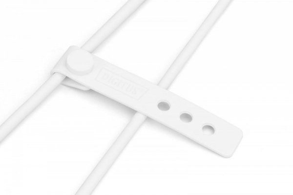 Digitus Kabel połączeniowy silikonowy USB-C - Lightning, USB 2.0 60W, certyfikat MFI, 0,5m Biały