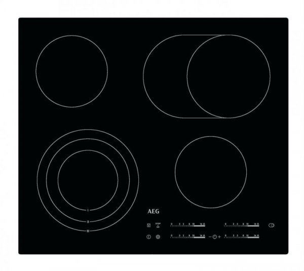 Płyta ceramiczna AEG HK 654070 IB (4 pola grzejne; kolor czarny)