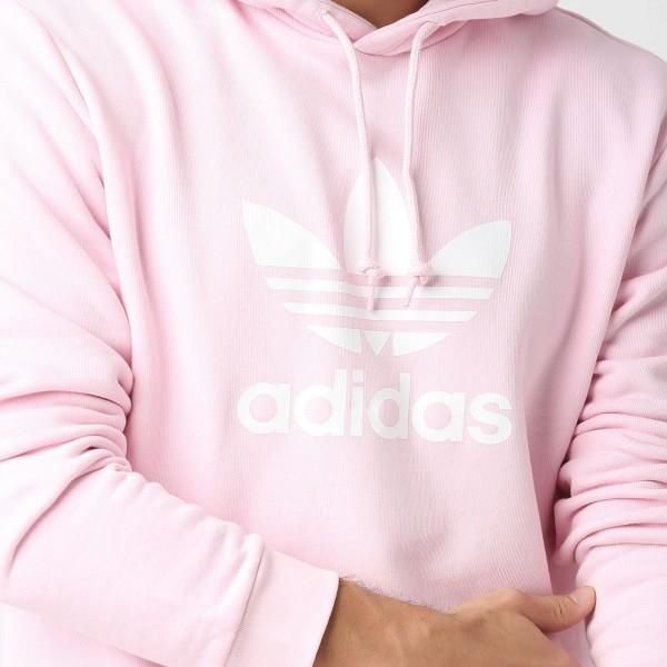 Adidas Originals Trefoil r owa m ska bluza z kapturem DT7966 BLUZY