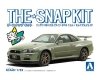 Aoshima 06253 1/32 SNAP KIT#11-D Nissan R34 Skyline GT-R Nur (Millenium Jade)