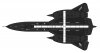 Hasegawa 02425 SR-71 Blackbird (A Version) 'Absolute World Speed Record' 1/72