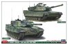 Hasegawa 30069 M1 Abrams & Leopard 2  NATO Main Battle Tank Combo 1/72