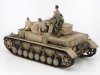 Tamiya 25208 1/35 German Tank Panzerkampfwagen IV Ausf.F & Motorcycle Set North Africa