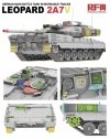 RFM-5109 German Main Battle Tank w/Workable Tracks Leopard 2A7V 1/35