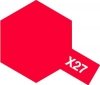 Tamiya 80027 X-27 Clear Red  10 ml