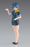 Hasegawa SP465-52265 Egg Girls Collection 12 Sara Mayuki (CA) w/Airliner 1:20 Figure & Egg Plane