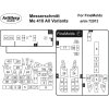 Fly ARTM72013 Me 410 all variants for Finr Molds  maska