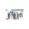 Icm 48082 German Luftwaffe Pilots+ Ground Personel