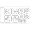 Fly ARTM72004 Roundels for PZL P24g Greek service  maska