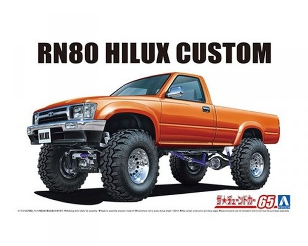 Aoshima 05802 1/24 TC#65 RN80 Hilux Longbed Liftup '95 Toyota