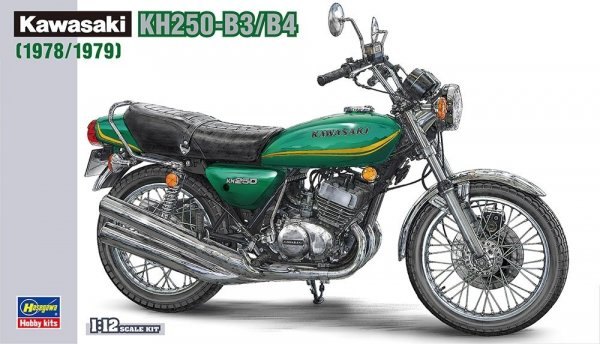 Hasegawa 21508-BK8 Kawasaki KH250-B3/B4 (1978/1979) 1/12