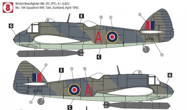 Hobby 2000 72004 Beaufighter Mk. VIC ( ITF ) / VIF 1/72