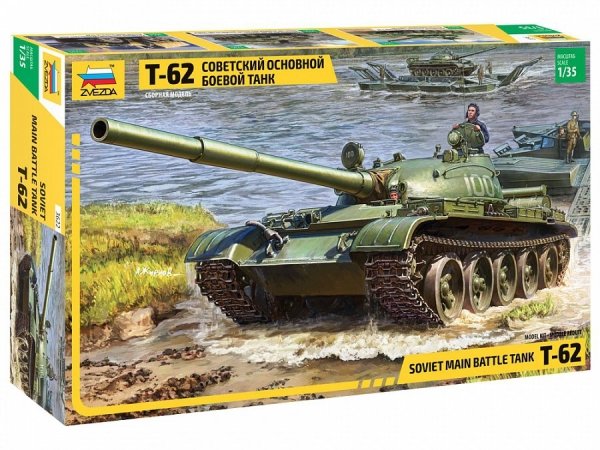 Zvezda 3622 T-62 Soviet Main Battle Tank  1/35