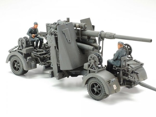 Tamiya 37027 1/48 German SS-100 + 88mm Flak 37