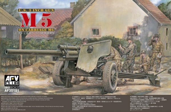 AFV Club AF35181 3 Inch Gun M5 1/35