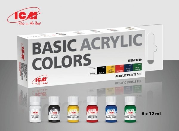 ICM 3010 Basic acrylic colors