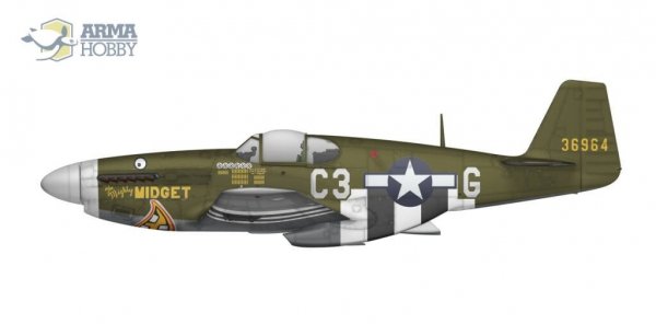 Arma Hobby 70041 Mustang P-51B 1/72