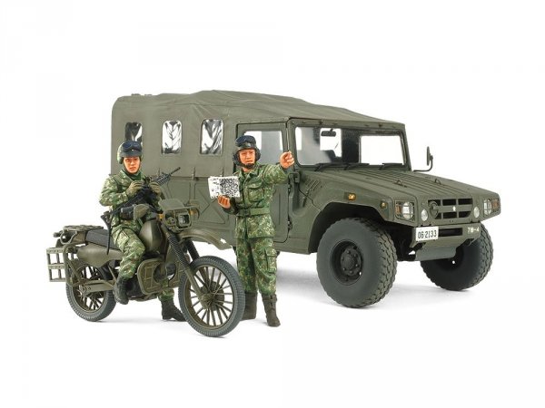 Tamiya 25188 JGSDF Reconnaissance Motorcycle & HMV