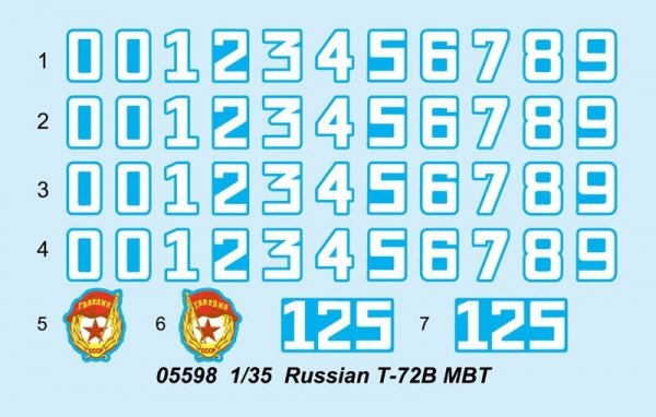 Trumpeter 05598 Russian T-72B MBT 1/35