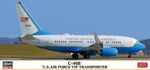 Hasegawa 10848 C-40B 'U.S. Air Force VIP Transporter' 1/200